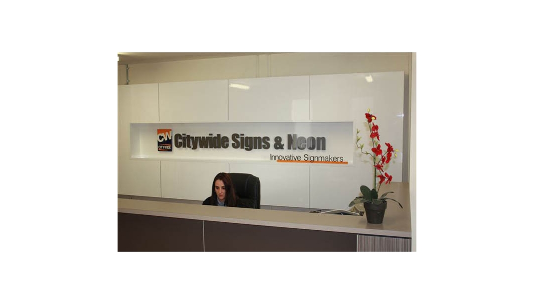 Reception Signage
