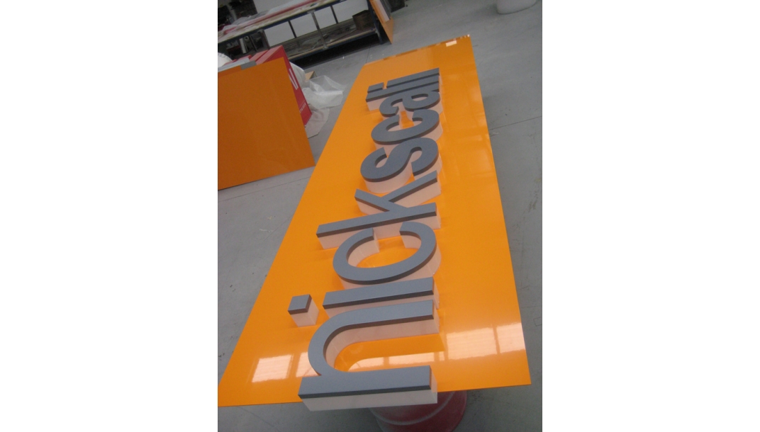 Acrylic and Metal Fabricated Signage
